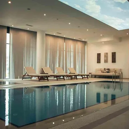 Luxury 3 Bedroom Penthouse With Huge 255m2 Terrace With Jacuzzi In Courtyard Iskele *